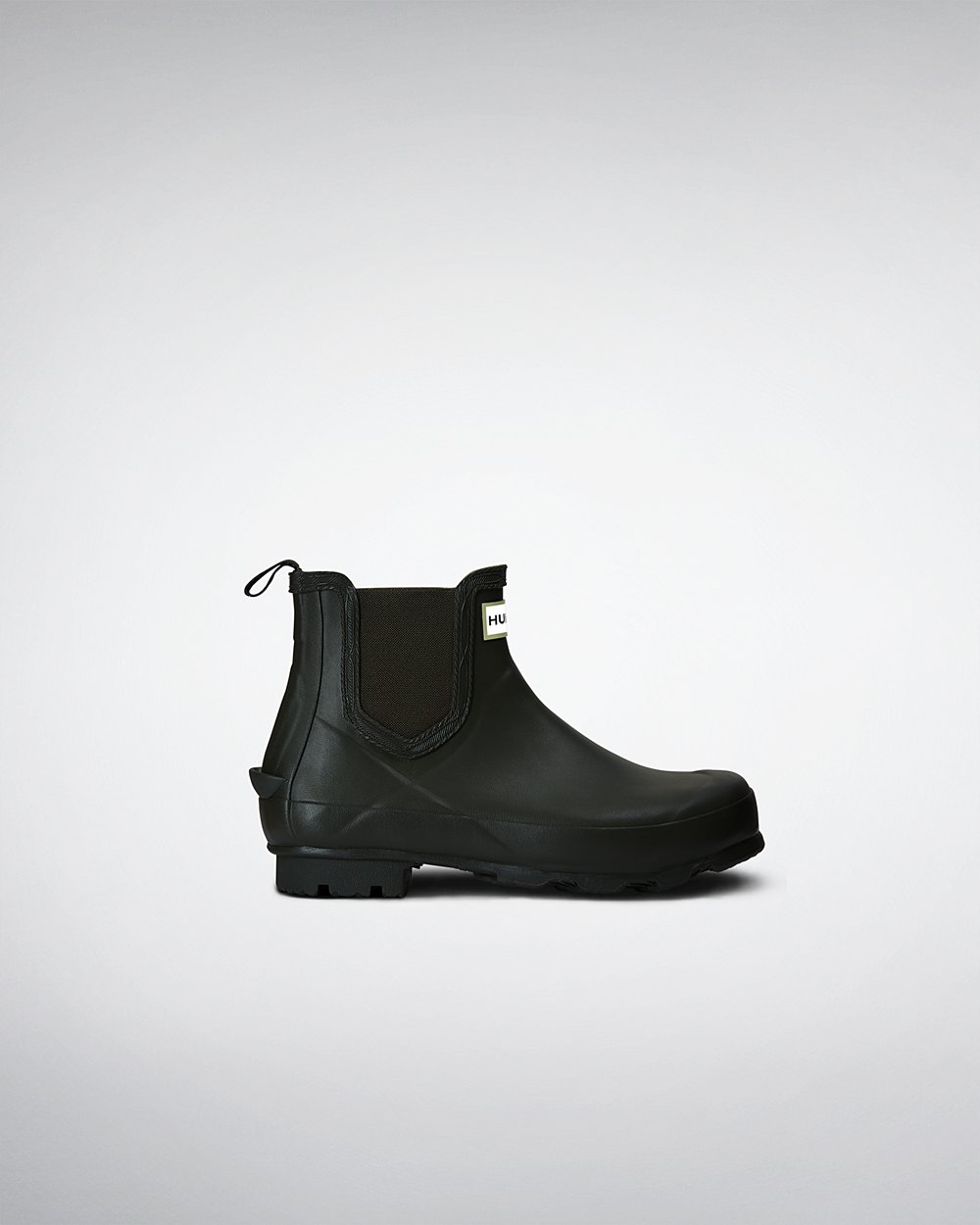 Chelsea Boots Dam - Hunter Norris - Mörk Olivgröna - 368945-RBW